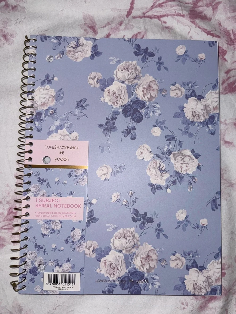Loveshackfancy Yoobi notebook